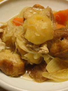 揚げ麩いり肉じゃが-レシピのメイン写真
