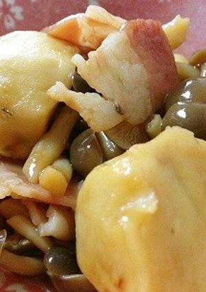 里芋とベーコン、しめじの煮物-レシピのメイン写真