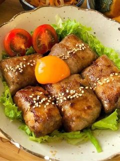 【万能調味料】肉巻き厚揚げの照り焼き-レシピのメイン写真