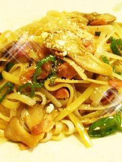 満願寺トウガラシときのこの和風パスタ-レシピのメイン写真