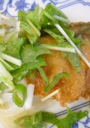 ✿揚げいなだ（ﾊﾏﾁ）のポン酢野菜✿-レシピのメイン写真