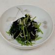 三つ葉としらすの磯辺和え