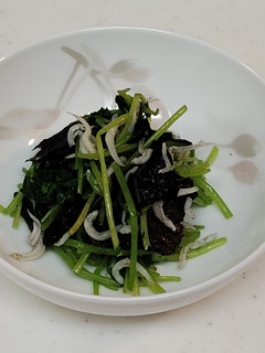 三つ葉としらすの磯辺和え-レシピのメイン写真