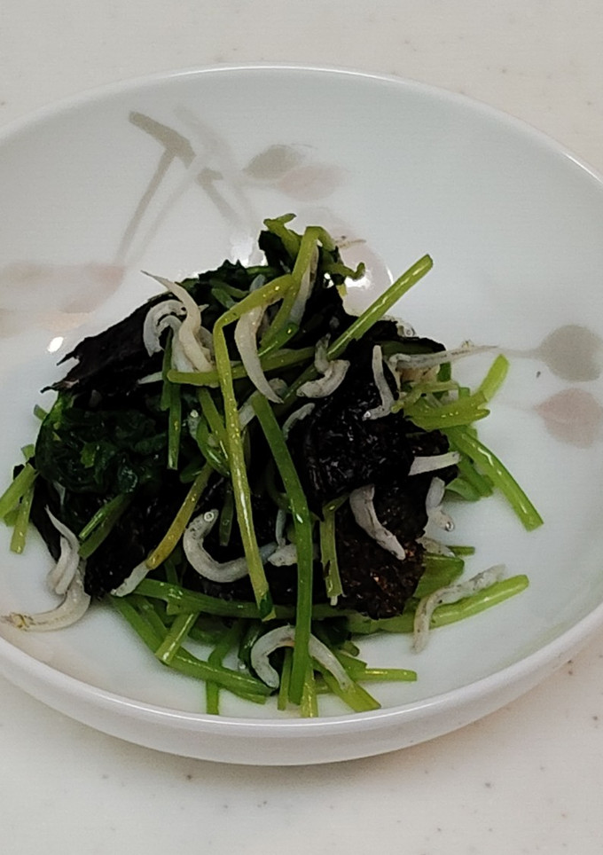 三つ葉としらすの磯辺和え-レシピのメイン写真