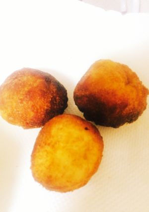 【簡単・酒の肴】エビとハンペンの揚げ団子-レシピのメイン写真