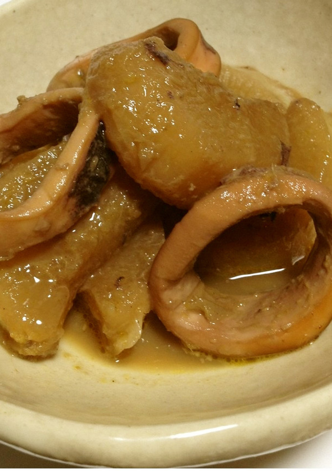 大根とイカのわた煮-レシピのメイン写真