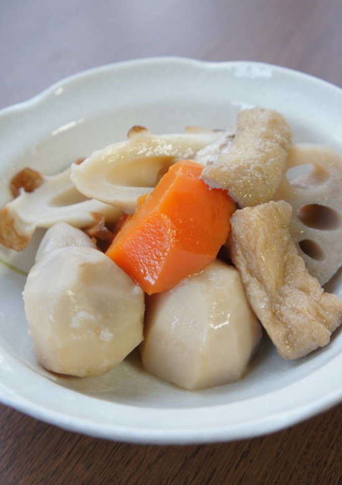 土鍋で根菜類の煮物-レシピのメイン写真