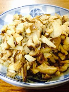 ご飯のお供に!エリンギの炒め物-レシピのメイン写真