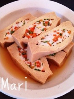 ホッとする♡優しい味♡高野豆腐の肉詰め煮-レシピのメイン写真