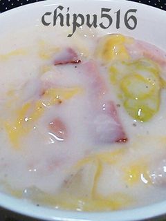 簡単子供が喜ぶ白菜とベーコンのクリーム煮-レシピのメイン写真