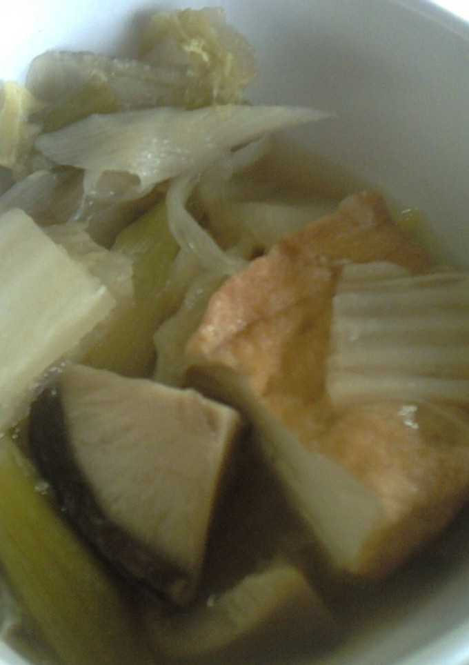 白菜と厚揚げの煮物-レシピのメイン写真