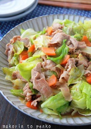 レタス大量消費！豚肉とレタスのピリ辛炒め-レシピのメイン写真