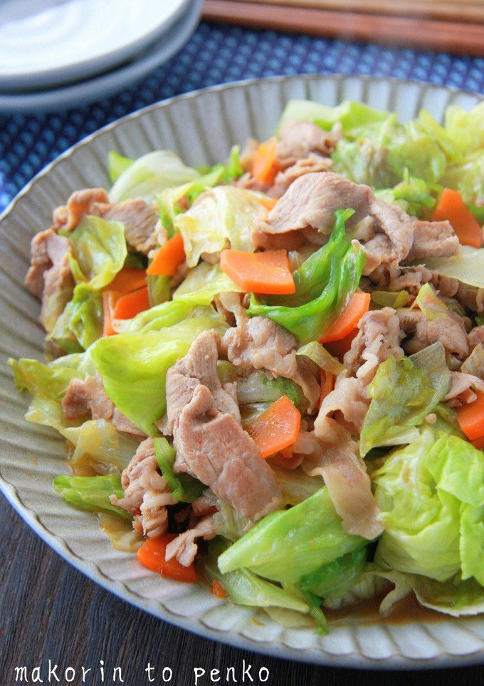 レタス大量消費！豚肉とレタスのピリ辛炒め-レシピのメイン写真