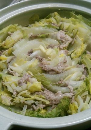 塩にんにく!ミルフィーユ鍋食べてみて!-レシピのメイン写真
