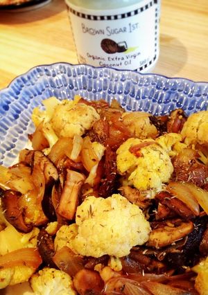【ココナッツオイル】カリフラワーの炒め物-レシピのメイン写真