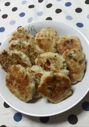鶏肉と蓮根とはんぺんのハンバーグ-レシピのメイン写真