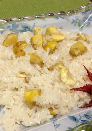 栗ご飯 もち米-レシピのメイン写真