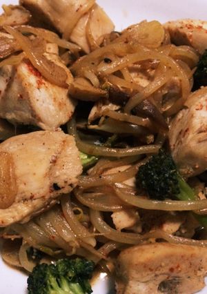 鶏胸肉のピリ辛野菜炒め-レシピのメイン写真