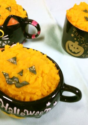 ハロウィン♡ かぼちゃの モンブラン風＊-レシピのメイン写真