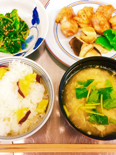 さつま芋ご飯♡メインの献立♩-レシピのメイン写真