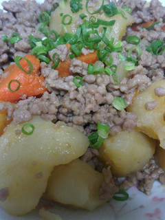 時短で簡単♥挽き肉で旨肉じゃが-レシピのメイン写真