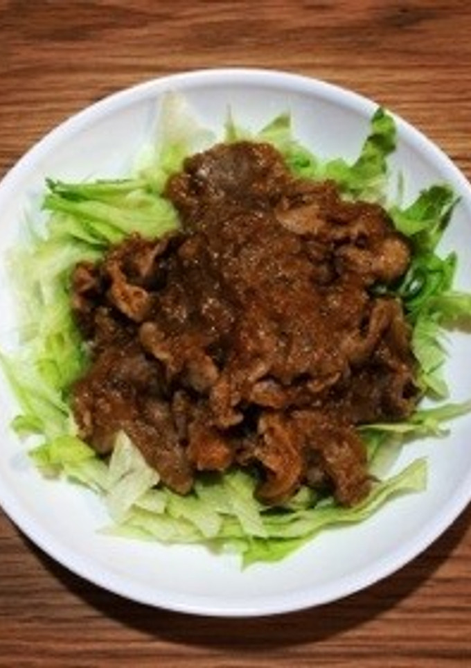 豚こま肉と玉ねぎの味噌炒め-レシピのメイン写真