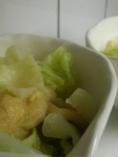 油揚げとキャベツの煮物-レシピのメイン写真