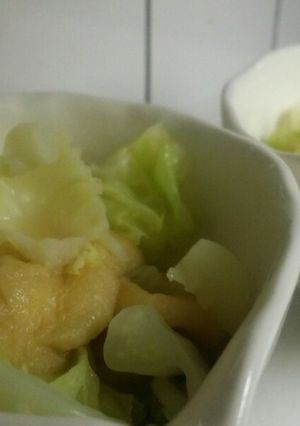 油揚げとキャベツの煮物-レシピのメイン写真