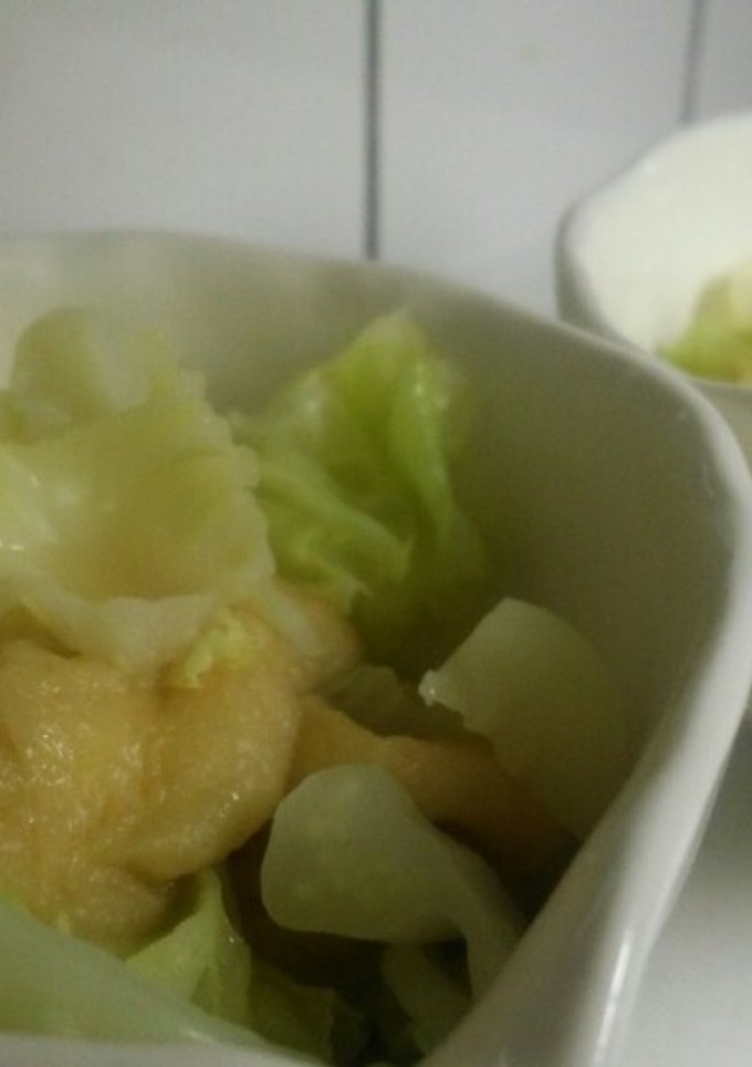 油揚げとキャベツの煮物-レシピのメイン写真