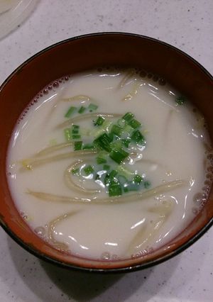 もやしの豆乳味噌汁☆-レシピのメイン写真