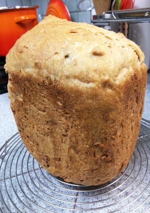 トーストがオススメ!うちのクルミ食パン-レシピのメイン写真