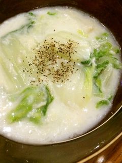 白菜とホタテのミルク煮-レシピのメイン写真