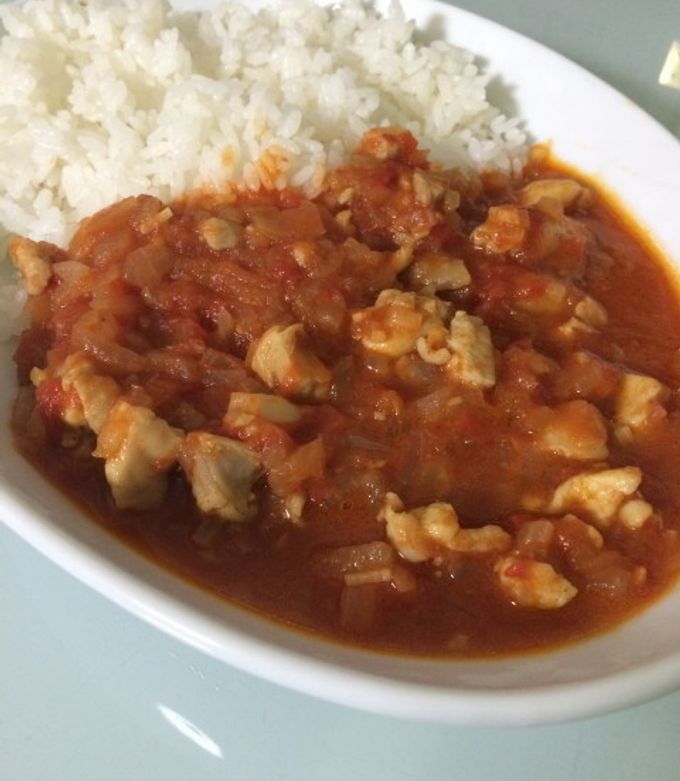 松屋風トマトカレー-レシピのメイン写真