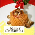 クリスマス♡可愛い切り株ハンバーグ