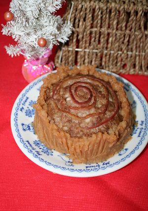 クリスマス♡切り株ハンバーグ（大）-レシピのメイン写真