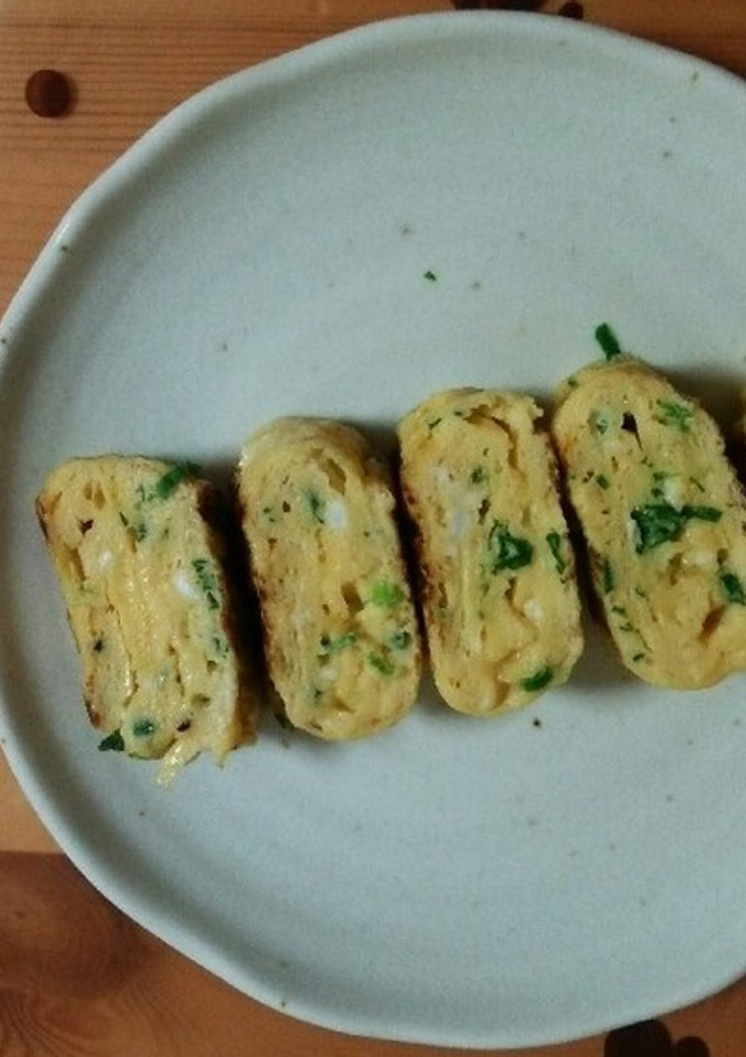 ふわふわネギ入りたまご焼き♪-レシピのメイン写真