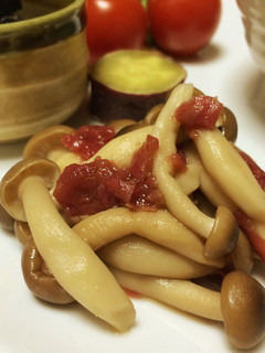 しめじの梅ポン酢-レシピのメイン写真