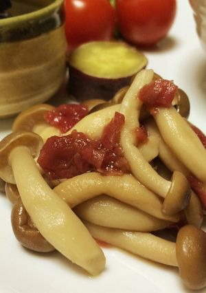 しめじの梅ポン酢-レシピのメイン写真