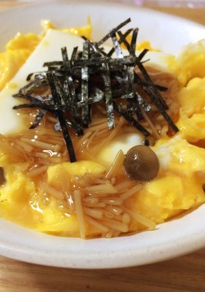ふわふわ卵の絹豆腐-レシピのメイン写真
