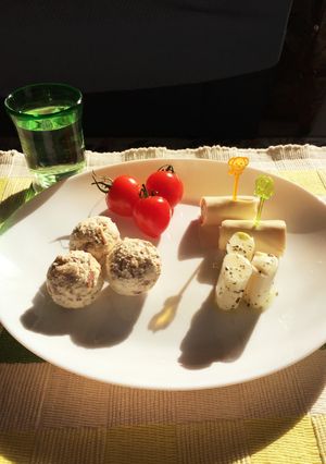 簡単！チーズの前菜３種盛り-レシピのメイン写真