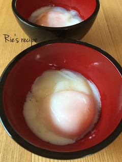 スープジャーで温泉卵♪-レシピのメイン写真