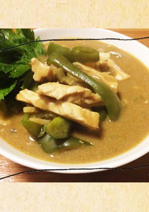 レトルト活用、簡単グリーンカレー-レシピのメイン写真