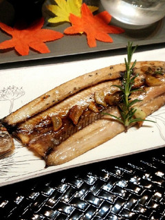 秋刀魚の開きでレモンハーブソース-レシピのメイン写真