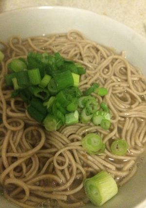 お手軽スープから作る そば-レシピのメイン写真