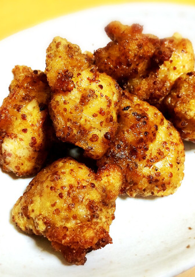 簡単♫鶏もも肉の粒マスタード唐揚げ♬-レシピのメイン写真