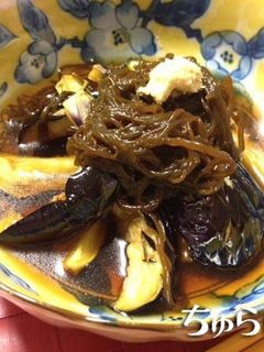 秋なすともずくの煮びたし-レシピのメイン写真