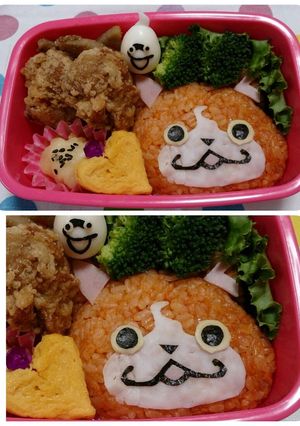 妖怪ウォッチ ジバニャン お弁当-レシピのメイン写真