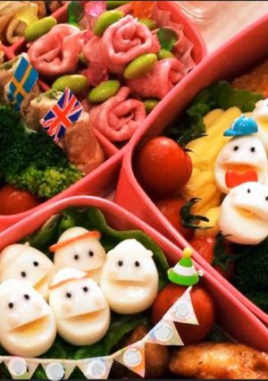 うずら応援団♫にぎやか運動会お弁当-レシピのメイン写真