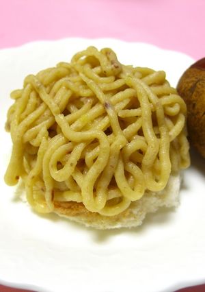 茹で栗★ブー！復活☆まろんくりーむ-レシピのメイン写真