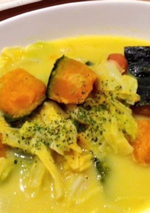 かぼちゃのミルクスープ-レシピのメイン写真